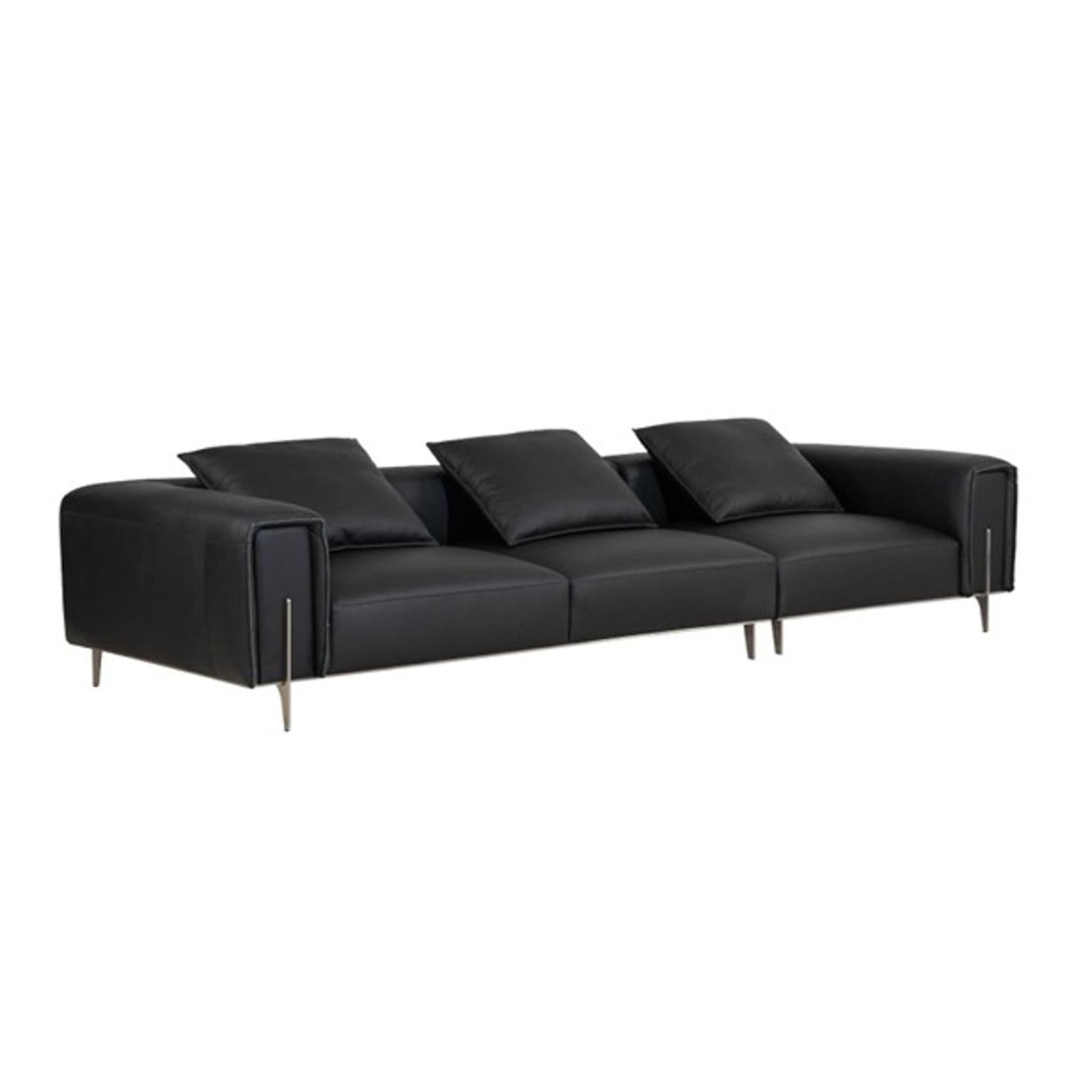 KNIGHTON 4 seater genuine leather sofa