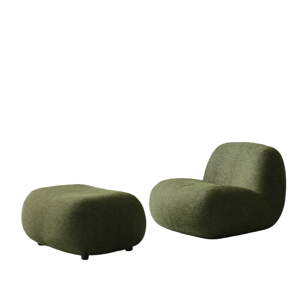 PARISIAN designer chair & ottoman